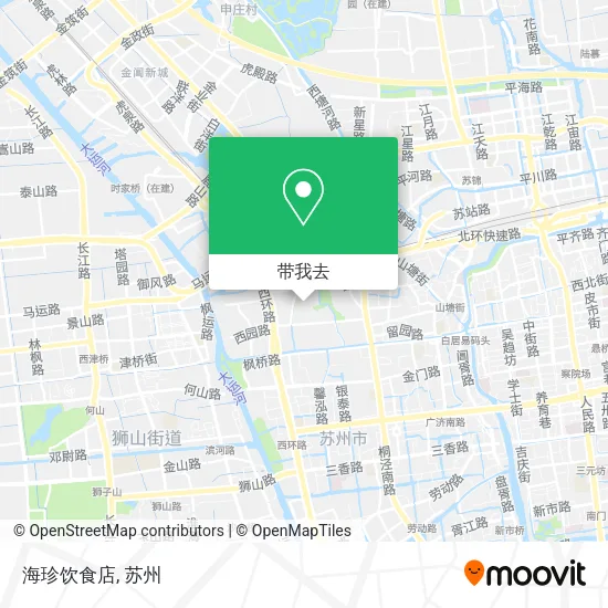 海珍饮食店地图