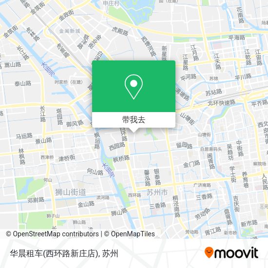 华晨租车(西环路新庄店)地图