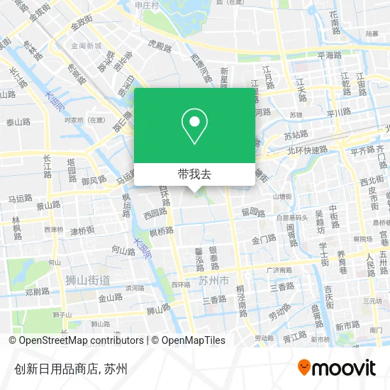 创新日用品商店地图