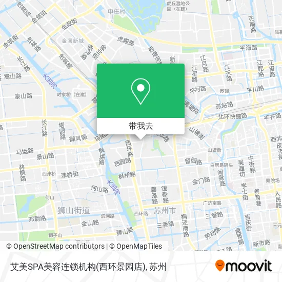 艾美SPA美容连锁机构(西环景园店)地图