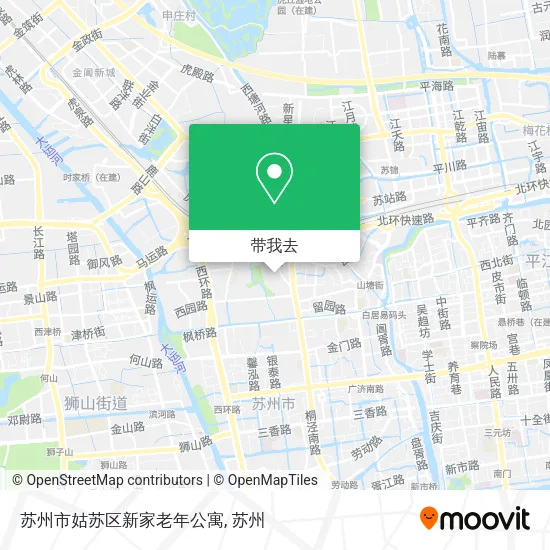 苏州市姑苏区新家老年公寓地图