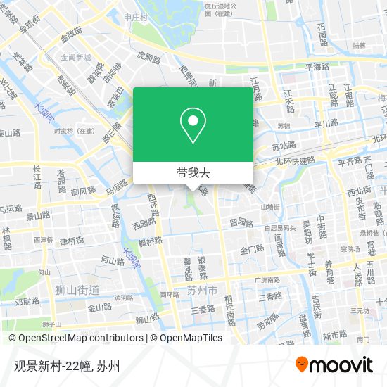 观景新村-22幢地图