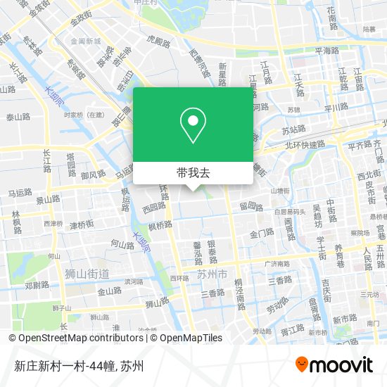 新庄新村一村-44幢地图