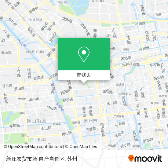 新庄农贸市场-自产自销区地图