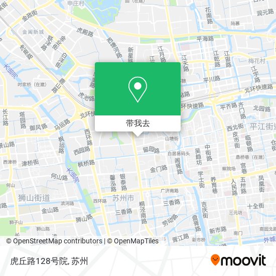 虎丘路128号院地图