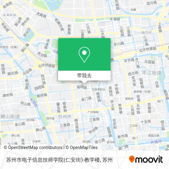 苏州市电子信息技师学院(仁安街)-教学楼地图