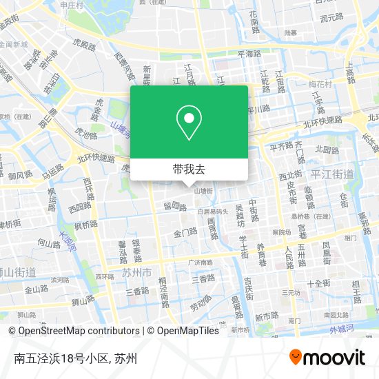 南五泾浜18号小区地图