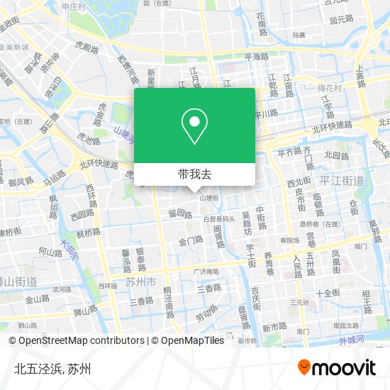 北五泾浜地图