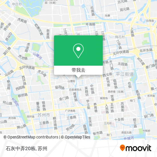 石灰中弄20栋地图