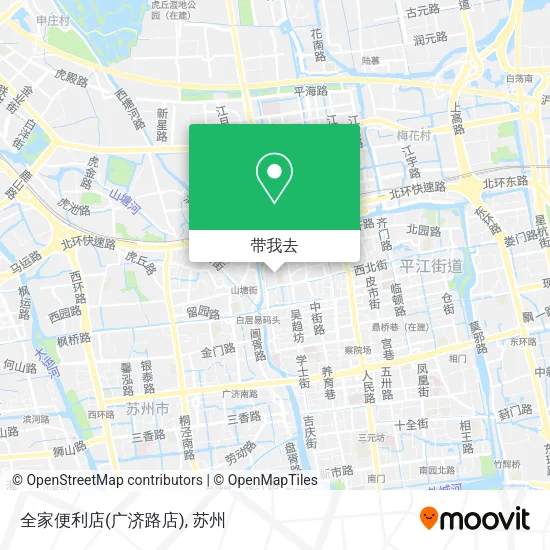 全家便利店(广济路店)地图