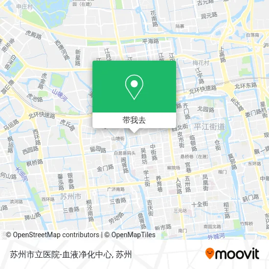 苏州市立医院-血液净化中心地图