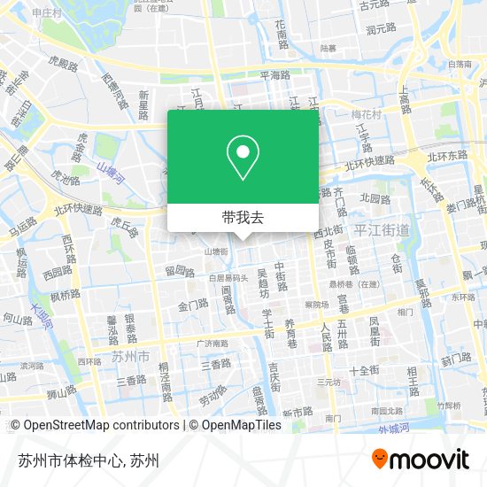 苏州市体检中心地图