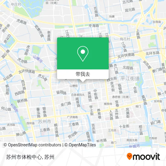 苏州市体检中心地图