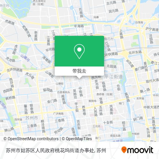 苏州市姑苏区人民政府桃花坞街道办事处地图