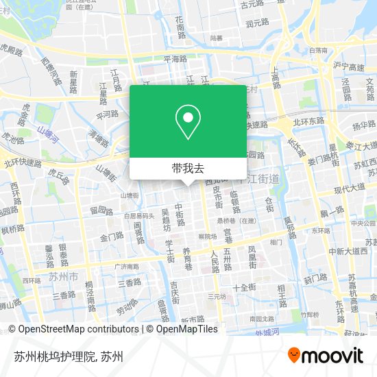 苏州桃坞护理院地图