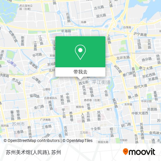 苏州美术馆(人民路)地图