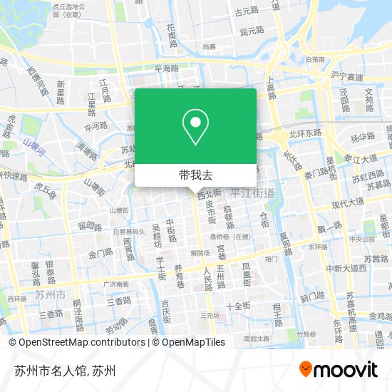 苏州市名人馆地图