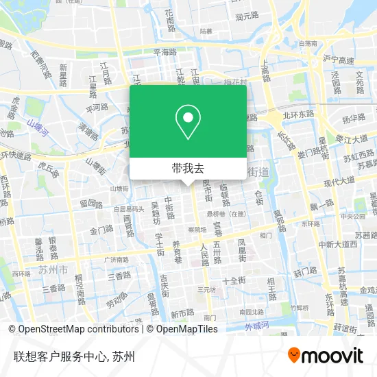 联想客户服务中心地图