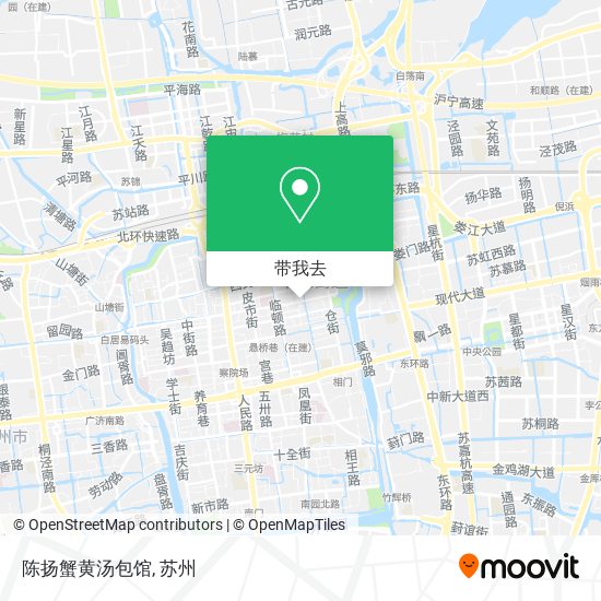 陈扬蟹黄汤包馆地图