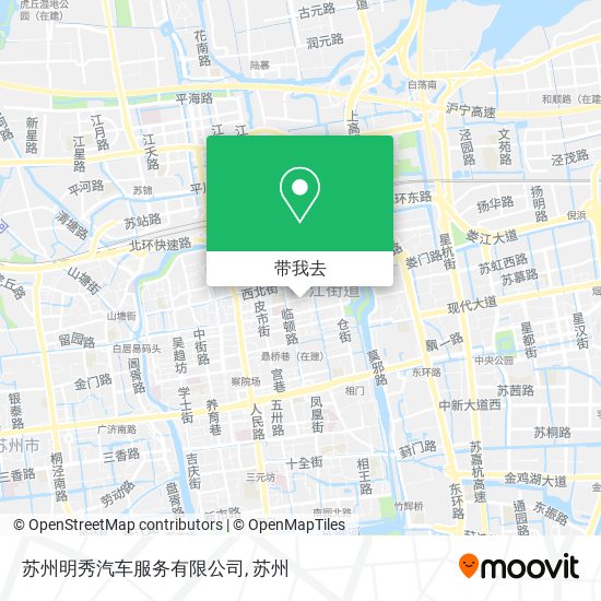 苏州明秀汽车服务有限公司地图