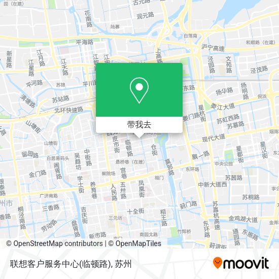 联想客户服务中心(临顿路)地图
