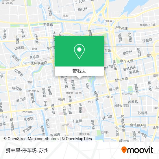 狮林里-停车场地图