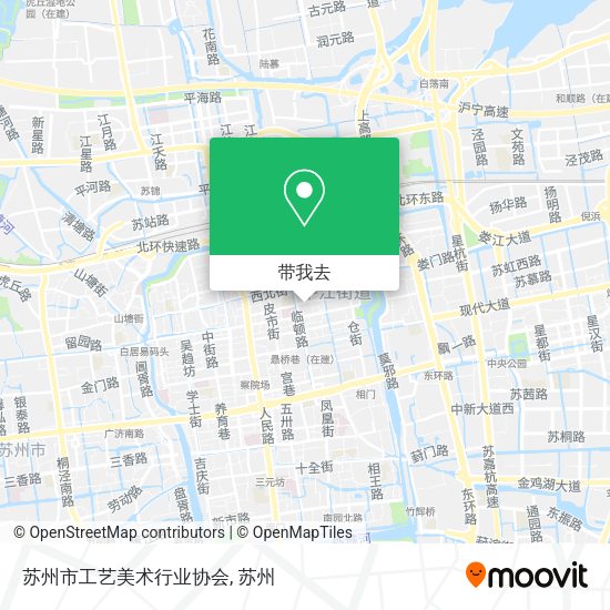 苏州市工艺美术行业协会地图