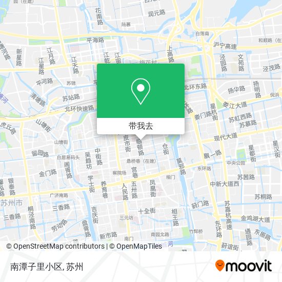 南潭子里小区地图