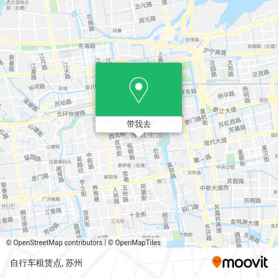 自行车租赁点地图