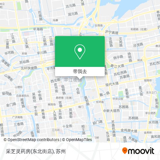 采芝灵药房(东北街店)地图