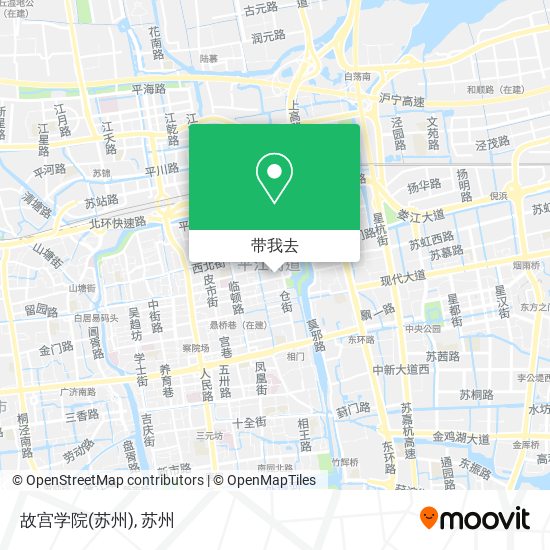 故宫学院(苏州)地图