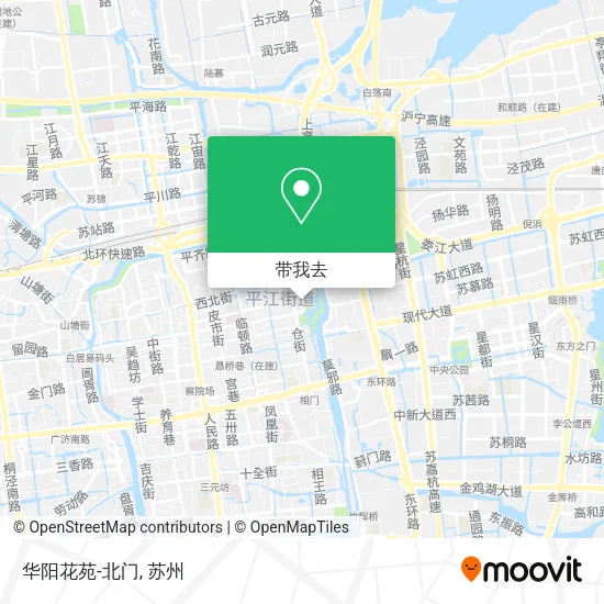 华阳花苑-北门地图