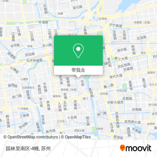 园林里南区-4幢地图