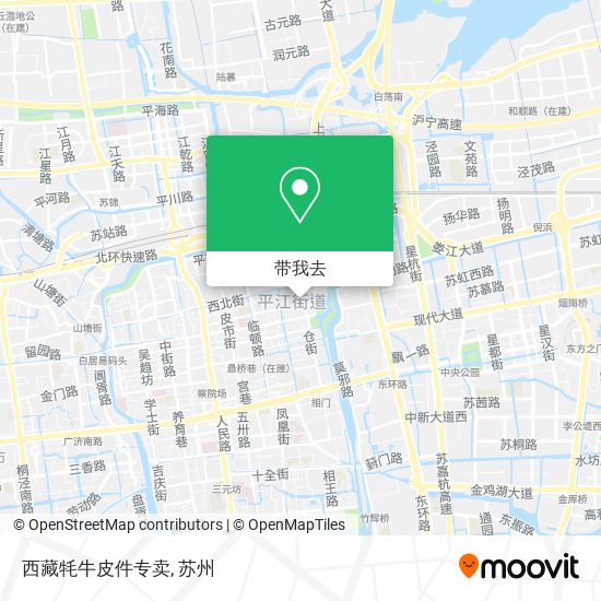 西藏牦牛皮件专卖地图