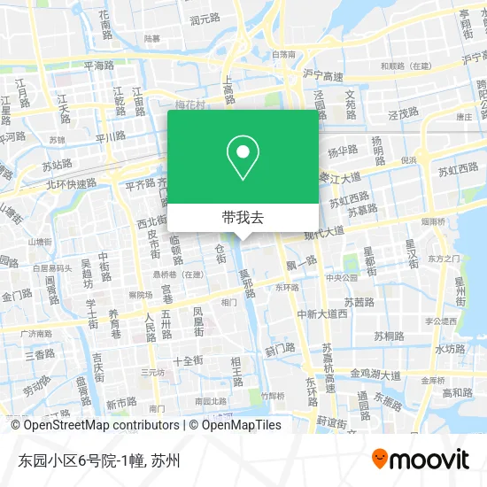 东园小区6号院-1幢地图