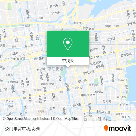 娄门集贸市场地图