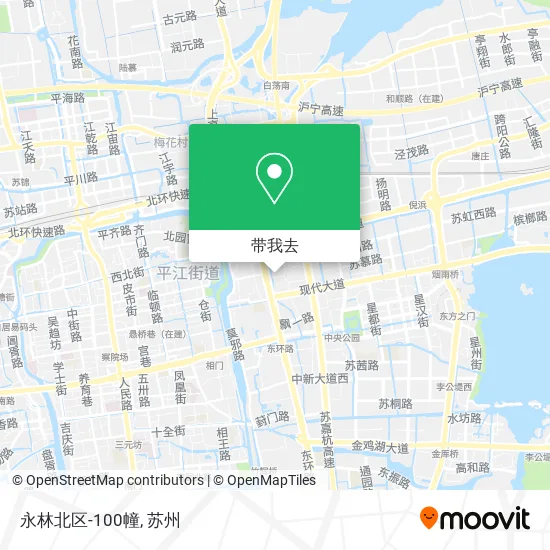 永林北区-100幢地图