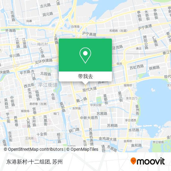 东港新村-十二组团地图