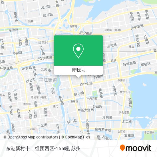 东港新村十二组团西区-155幢地图