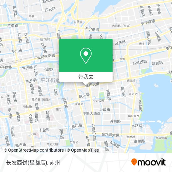 长发西饼(星都店)地图