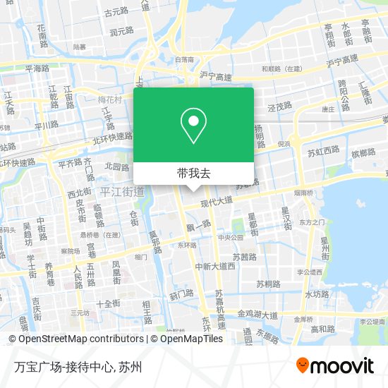 万宝广场-接待中心地图