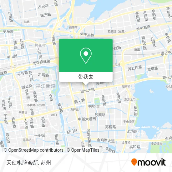 天使棋牌会所地图