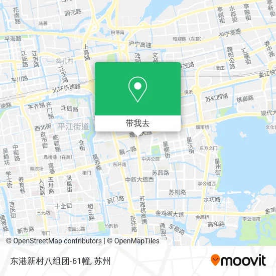 东港新村八组团-61幢地图