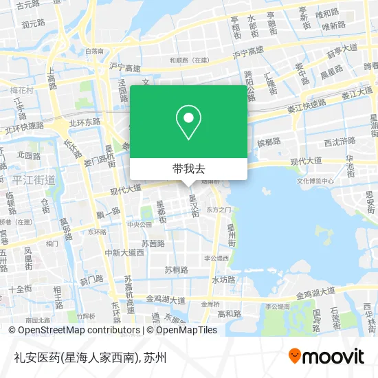 礼安医药(星海人家西南)地图