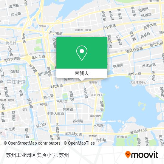 苏州工业园区实验小学地图