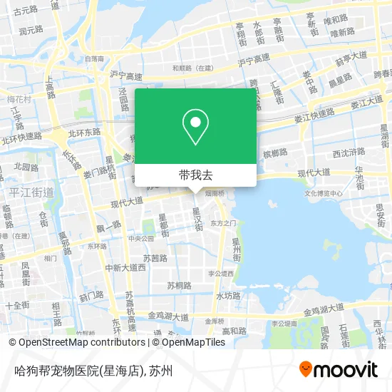哈狗帮宠物医院(星海店)地图