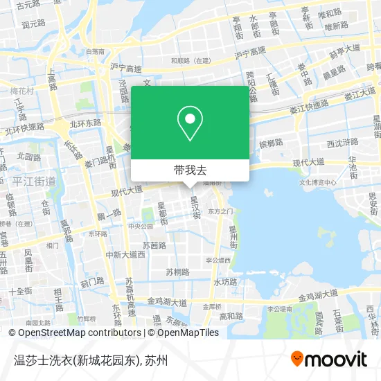 温莎士洗衣(新城花园东)地图