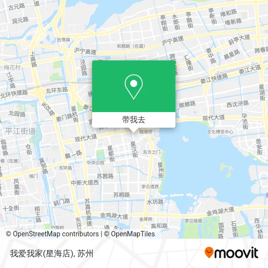 我爱我家(星海店)地图