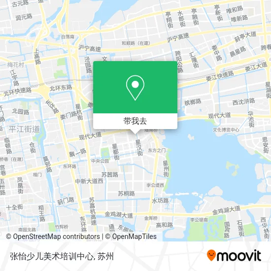 张怡少儿美术培训中心地图