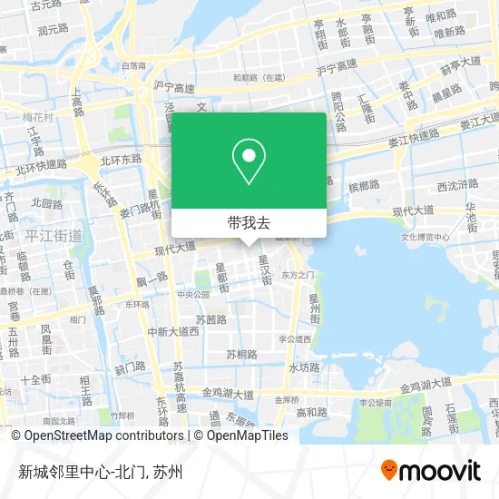 新城邻里中心-北门地图
